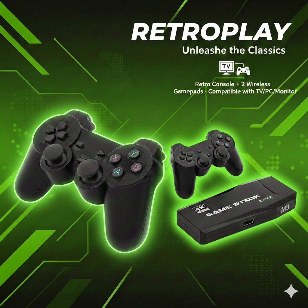 Consola Retro Gamer 2.4G Wireless + 2 Mandos.