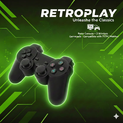 Consola Retro Gamer 2.4G Wireless + 2 Mandos.
